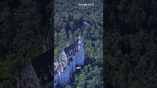 Aerial View Neuschwanstein Castle, Germany #travel #germany  #history #neuschwanstein