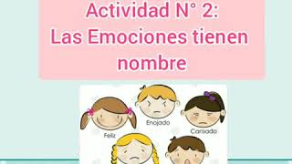 Reto: Las Emociones tienen nombre