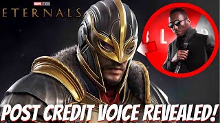 Eternals Post Credit Scene Voice Is BLADE Breakdown + Blade Movie Black Knight End Credit Explained