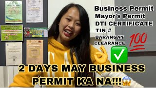 BUSINESS TIPS: Paano kumuha ng Business Permit? | How to apply Business Permit? [2DAYS LANG!!!😱]