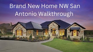 Live tour of a New Home in (NW) San Antonio