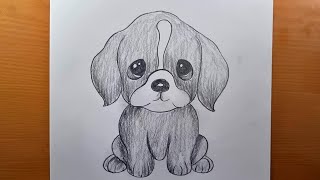 Desenhos fáceis a lápis Como desenhar um desenho de cachorro passo a passo | desenhos para desenhar