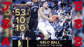 Liangelo Ball JBA Debut ( Triple Double )