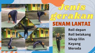 Pembelajaran PJOK Gerak Senam Lantai (Roll depan, Roll belakang, Sikap lilin, Kayang, dan Meroda)