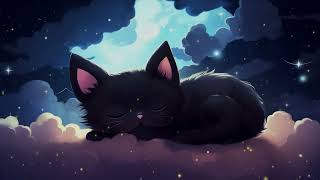 Lullaby Baby Sleep Music, DEEPEST Healing Sleep, Lullaby_A trip to dreamland with a cute baby cat