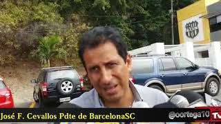 El Pdte de BarcelonaSC José F. Cevallos habla de las novedades de la institución