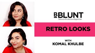 How To Get Two Retro Looks For Coloured Hair | Komal Khulbe