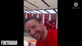 Liverpool players dancing & Celebrating in the dressing room 🏆