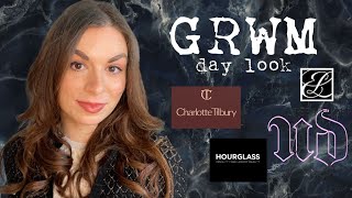 GRWM - DAY LOOK W/PRICES - CHARLOTTE TILBURY | HOURGLASS | ESTEE LAUDER | URBAN DECAY