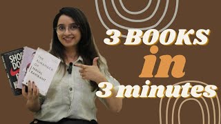 3 BOOKS IN 3 MINUTES !!