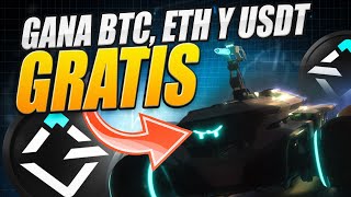 🕹️NUEVO juego GRATUITO para GANAR USDT y BITCOIN!! Juego NFT PLAY TO EARN Land Rocker