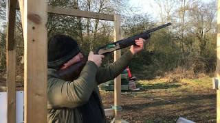 Graham Russell Shooting at Dartford Clay Shooting Club with Beretta Lioness Semi Automatic 12 bore