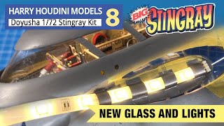 Stingray Part 8 New Acetate Windows and LED Lighting the Cabin for Gerry Anderson show submarine kit