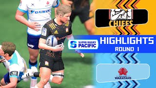 Chiefs vs Waratahs I Super Rugby 2024 I Round 1 Highlights - Rugby Challenge 4