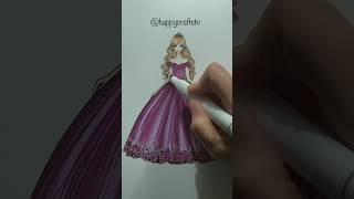 Princess in Purple Dress #princess #coloring #oddlysatisfying