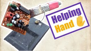 Easy helping hand for soldering | DIY third hand for electronics |