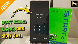 Cara Mengaktifkan Kunci Layar dan Sidik Jari Infinix Smart 8 / 8Pro