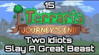 Terraria: A Journey's End | Defeating the Eater Of Worlds!