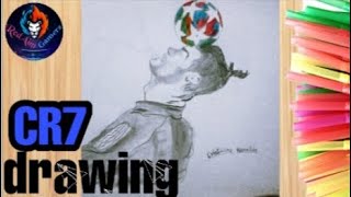 💥💥CR7 *MAST* drawing | MUST WATCH | Crazy #amazing #funny #kakuarts #op