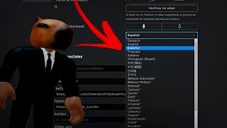 COMO CAMBIAR EL IDIOMA EN ROBLOX