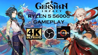 Ryzen 5 5600g  Genshin Impact fps