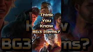 Think you know your Baldur's Gate 3 Items? - 6 #dungeonsanddragons