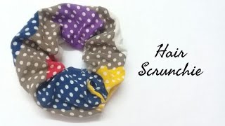 DIY:Hair Scrunchies - make your matching scrunchies - Almin Creatives