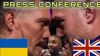 OLEKSANDR USYK VS TYSON FURY 3 PRESSER