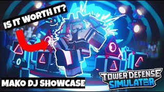 mako dj skin showcase - Roblox TDS