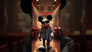 AI generated Mickey Mouse looks so cool #shorts