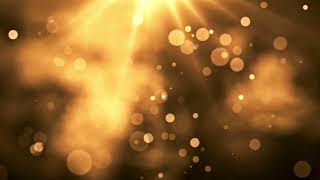 Sparkling Bubbles and Lights | Gold | Glitter | Background | Screensaver