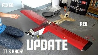 Caleb's Super Flying Models Fokker Eindecker Post Crash UPDATE