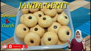 CARA MEMBUAT KUE KERING MONDE SUSU/JANDA GENIT