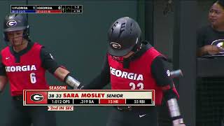 #12 Florida vs  #9  Georgia | Full College Softball 04/28/2024