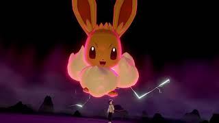 Gigantamax Eevee cry