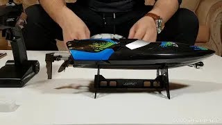 JJRC RC Boat UNBOX & TEST - 30 km/h 2.4 Ghz