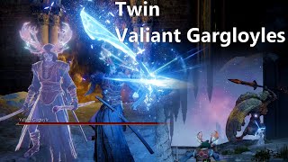 ELDEN RING Twin Valiant Gargoyles vs Mizari and Mimic