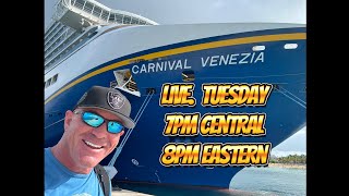 LIVE FROM CARNIVAL VENEZIA #carnivalcruise #cruiselife