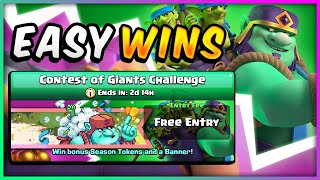 CONTEST OF GIANTS CHALLENGE in CLASH ROYALE!