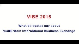 VIBE 2016 testimonials