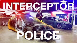 THE WORLD'S FASTEST POLICE INTERCEPTOR / #TeslaInterceptor / Building 1000 HP Electric Beast