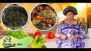 Cuisine Congolaise:THERESIA ANNA A LAMBELI BISO ELUBU YA BIKOLO MAKUSA YA SOMO BRAVO LA STAR