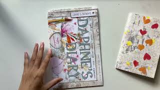 ASMR Making Daphne’s Diary journal covers