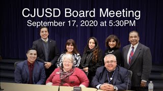 CJUSD Board Meeting - Sep 17, 2020