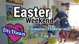 Easter Cleaning, Baking and Egg hunt | DiyDawn