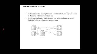 distance vector and link state routing