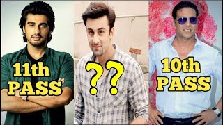 Bollywood Actors who are not Graduate -Top 6 Less Educated Bollywood Actors 2018