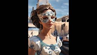 Virtual visit to the CARNIVAL OF VENICE with the help of AI/artificial intelligence/