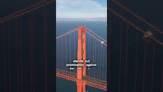 Why Golden Gate Bridge is red? #sanfrancisco #usa #bridge