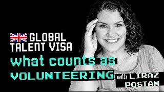 What Counts as Volunteering? #globaltalentvisa